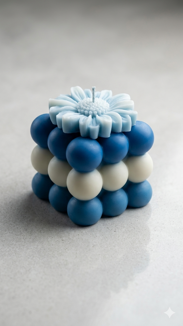 Bubble Cube Candle