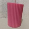 Pink Pillar Candle